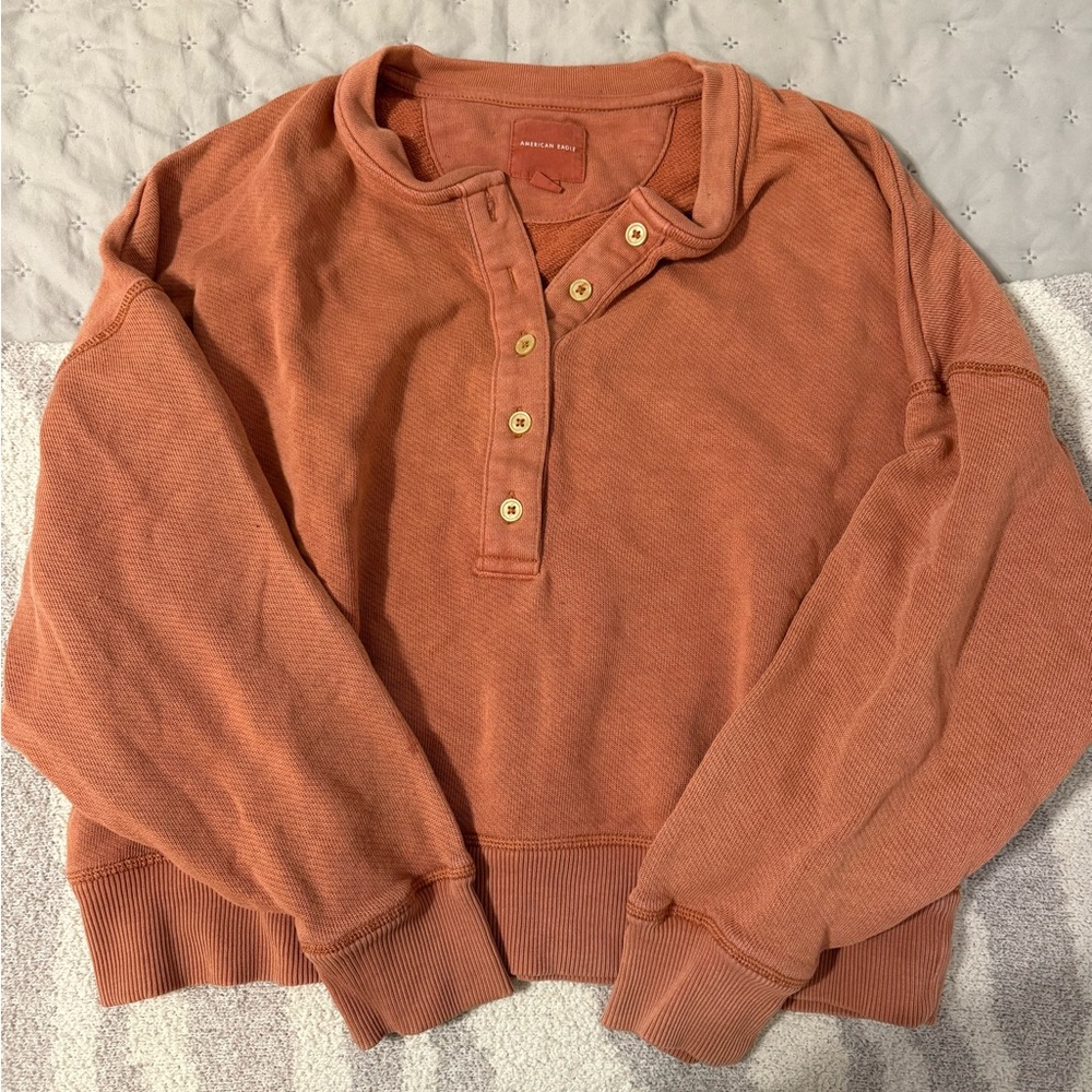 Womens orange sweater